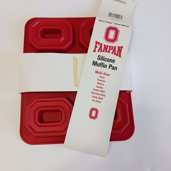NEW Ohio State Fanpan Collegiate Silicone Muffin Pan - Picture 8 of 8